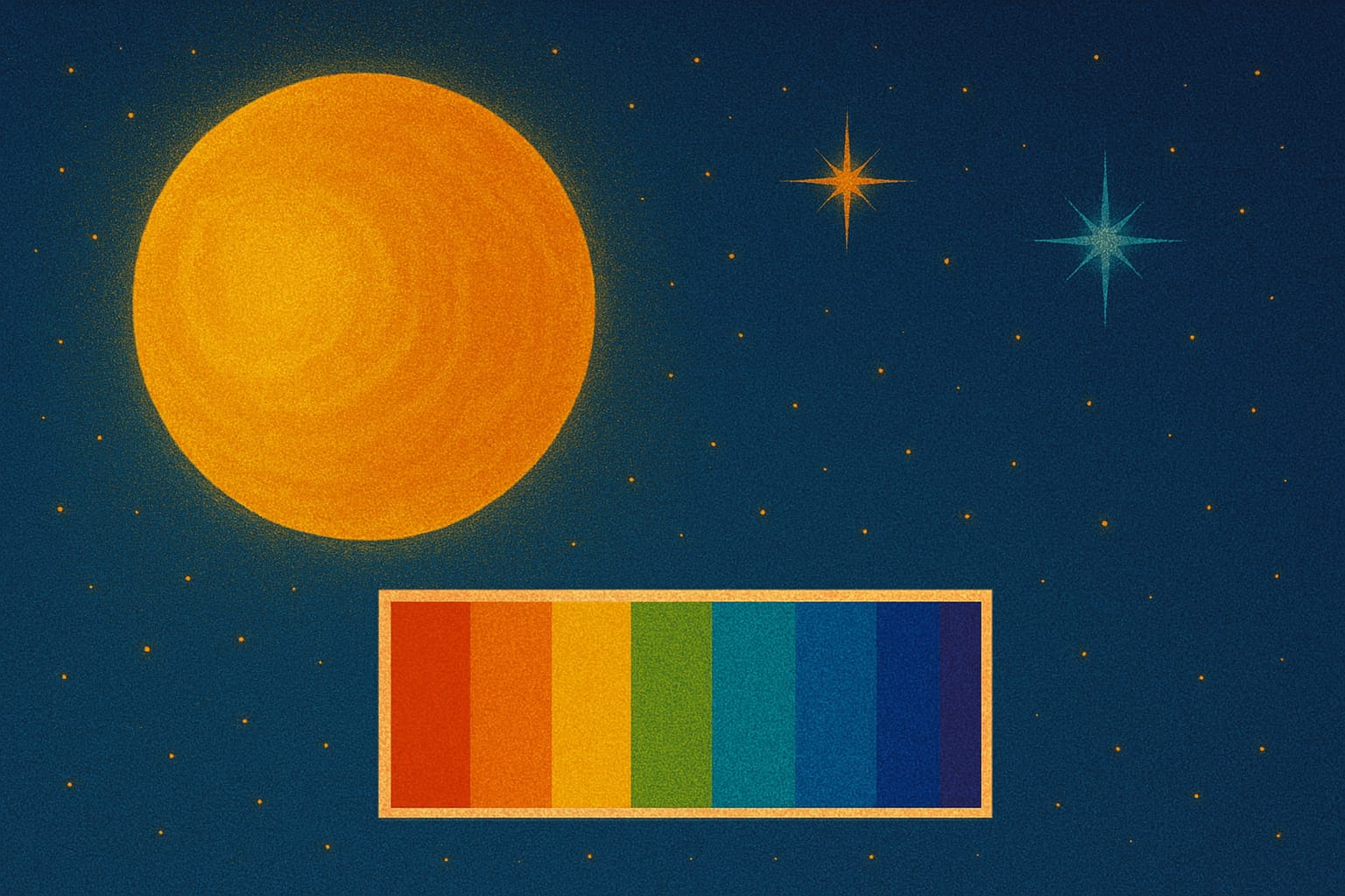 Unsere Sonne, Sterne und deren Spektren